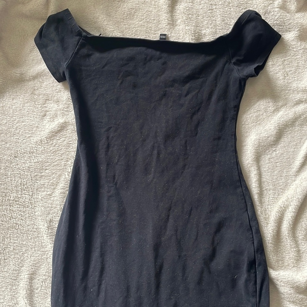 Black Express Mini Body con dress